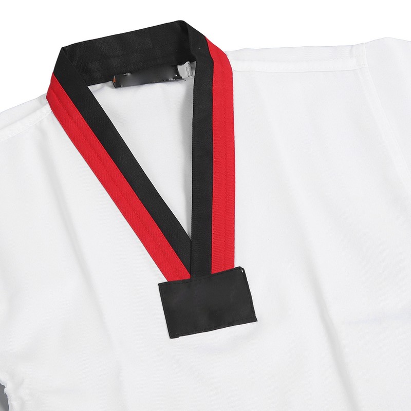 Kids Taekwondo Uniform with Belt Polyester and Cotton Breathable Soft