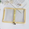 MultiBey A6 Binder 6 Ring Binder Cover Clear PVC Notebook