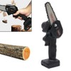 4" Mini Electric Chainsaw Cordless 550W Battery Powered Chainsaw Rechargeable