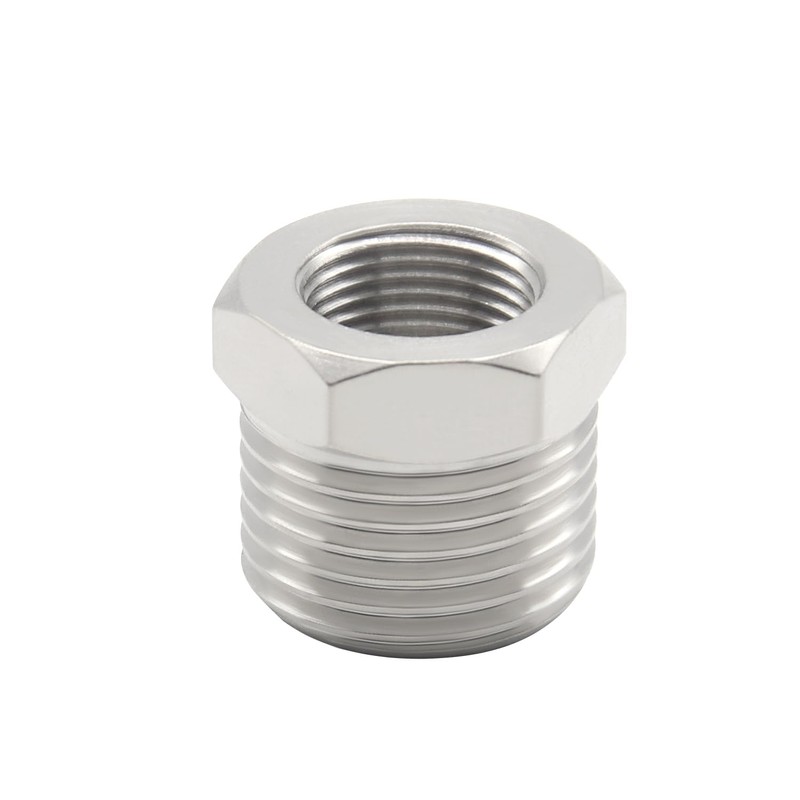 Fitvell Nickel Plated Brass Reducer Faucet Adapter G 1/2 Male