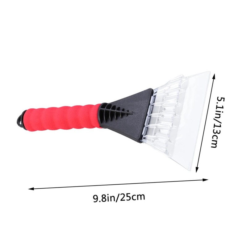 BUGUUYO Snow Scraper for Car with Rubber Sleeve Windshield Lightweight
