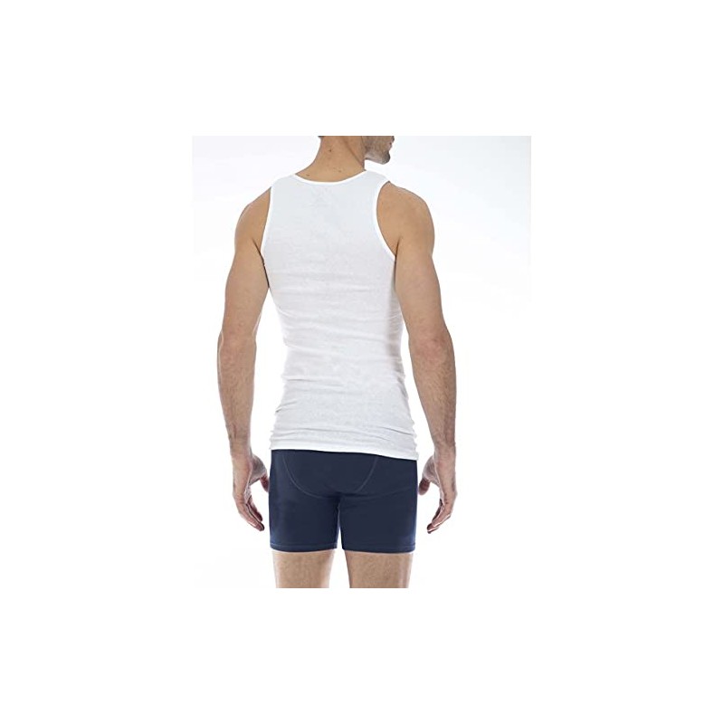 George Men's A-Shirts 6-Pack Large White