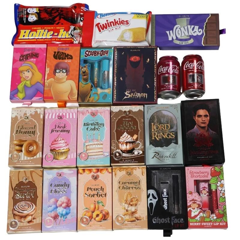 Glamlite MUST HAVE Lip Kits - Lipstick, Liner, Gloss:_Wine Lip