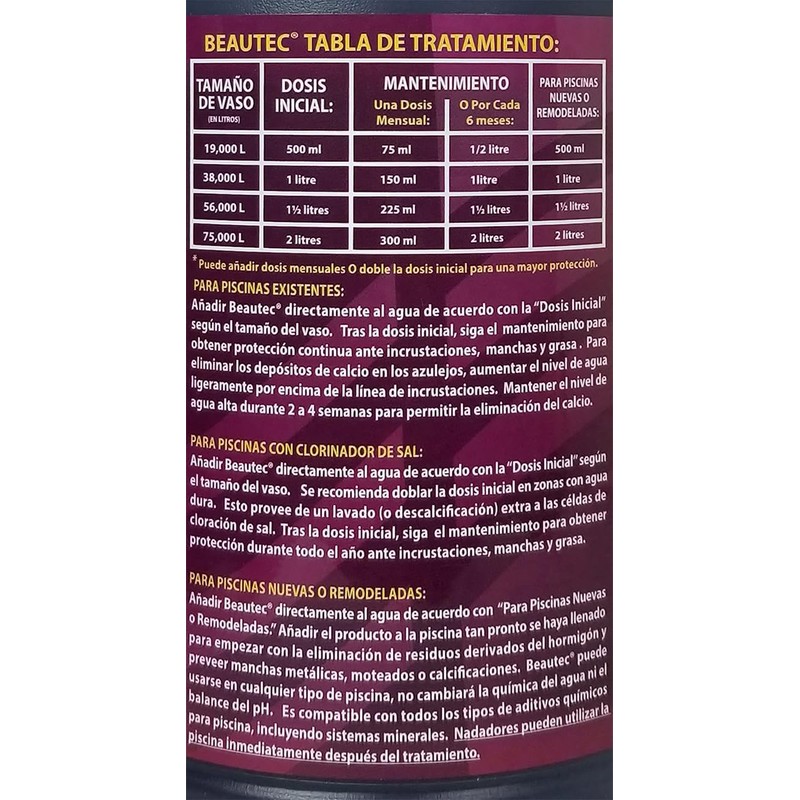 EasyCare 22064 BeauTec Salt Cell and Tile Cleaner, 64 oz.