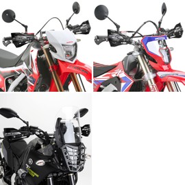 ZETA XC Protector Handguard - Black | Superior Coverage & Hand Protection for Dirt Bikes | Airflow Slits | Plastic Only (No Aluminum Hand Guards Included) ZE72-3106