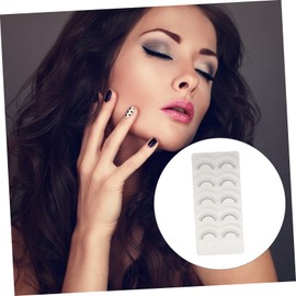 IWOWHERO 5 Pairs Practice Eyelash Extensions for Beginners Natural Faux Lashes for Training Suitable for Mannequin Use