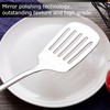 Stainless Steel Spatula, Metal Slotted Turner, Fish Spatula, Dishwasher Safe
