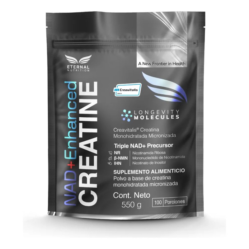 Creatine NAD Enhanced 550g Creatina Monohidratada Micronizada con Precursores Triples