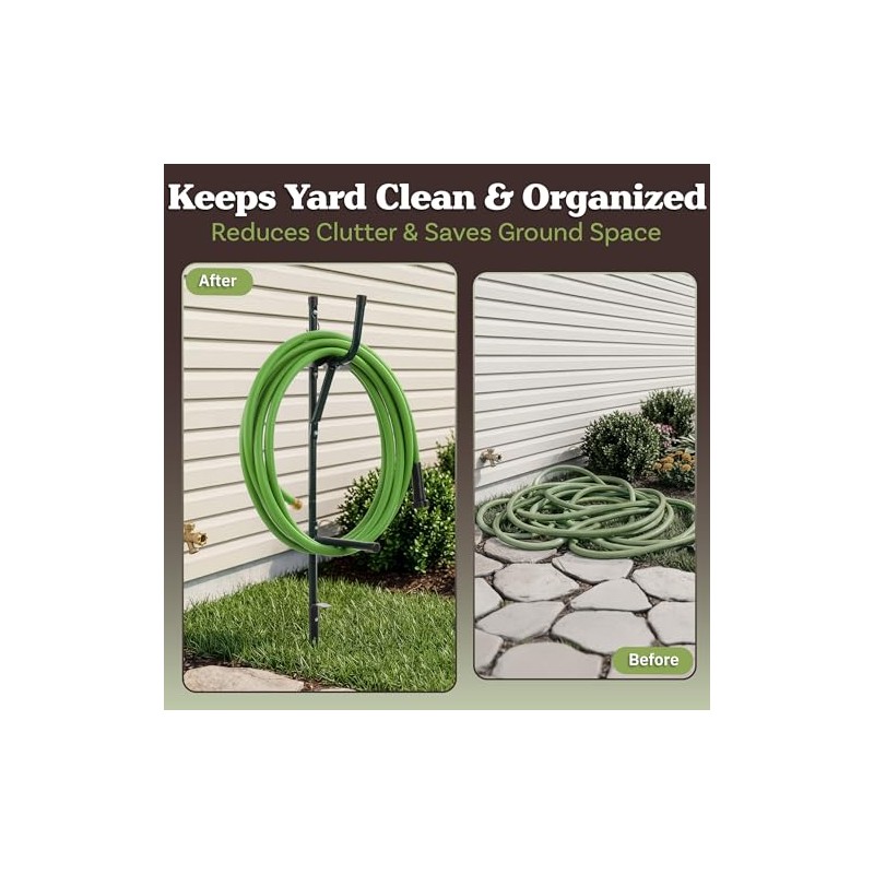 Stalwart 75-ST6009 In The Ground Hose Management Bracket, 50' Capacity