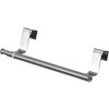 Basicwise Extendable Over-the-Cabinet Door Towel Bar Adjustable Hanging Metal Rack