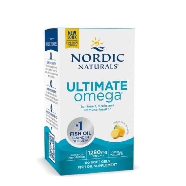 Nordic Naturals Ultimate Omega - Lemon - 180 Capsules