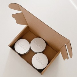 Olgo Travel Kit Gift Set (Marine Shampoo Bar 30g, Botanic Conditioner Bar 20g, Rice Face Wash Bar 20g) + Box Packaging, 1 Piece / 올고 트래블키트 선물세트 (마린샴푸바30g  보타닉컨디셔너바20g  라이스세안바20g) +박스포장, 1개