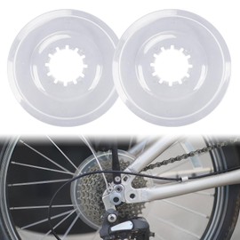 PSLER Flywheel Guard - 2PCS Diameter 138 mm Freewheel Spoke Protector for Mountain Bike Road Bike