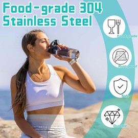 4 Pcs 2.1-Inch Large Size Shaker Balls for Protein Shakes,Milkshake and Salad Dressing,304 Stainless Steel Shaker Ball