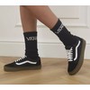 Vans, Classic Crew Socks. 3 Pair Pack - Black, Large