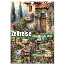 Zeitreise - Der vintage Briekasten Kalender (Wandkalender 2026 DIN A4 hoch), CALVENDO Monatskalender: Ob als funktionaler Postempfänger oder ... Stil und Geschichte auf einzigartige Weise.