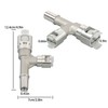 labwork Metal Heater Hose Connector Replacement for Chevy 2000-2014 Replacement
