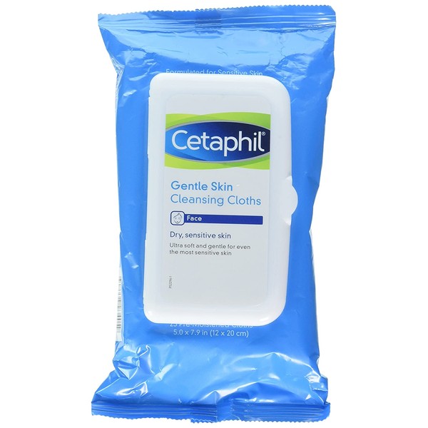 Cetaphil Cleans Cloths Size 25ct (pack of 5)