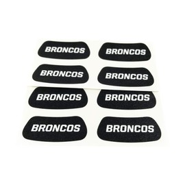 EyeBlack Broncos Team Sports Under Eye Sticker College/University, High School, Pro Football, Softball, Baseball, Community Sports, Little League Easy Stick and Peel 8 Strips (4 Pairs)