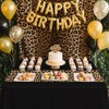 4 Pcs Leopard Print Party Tablecloth Decorations, Waterproof Rectangle Safari