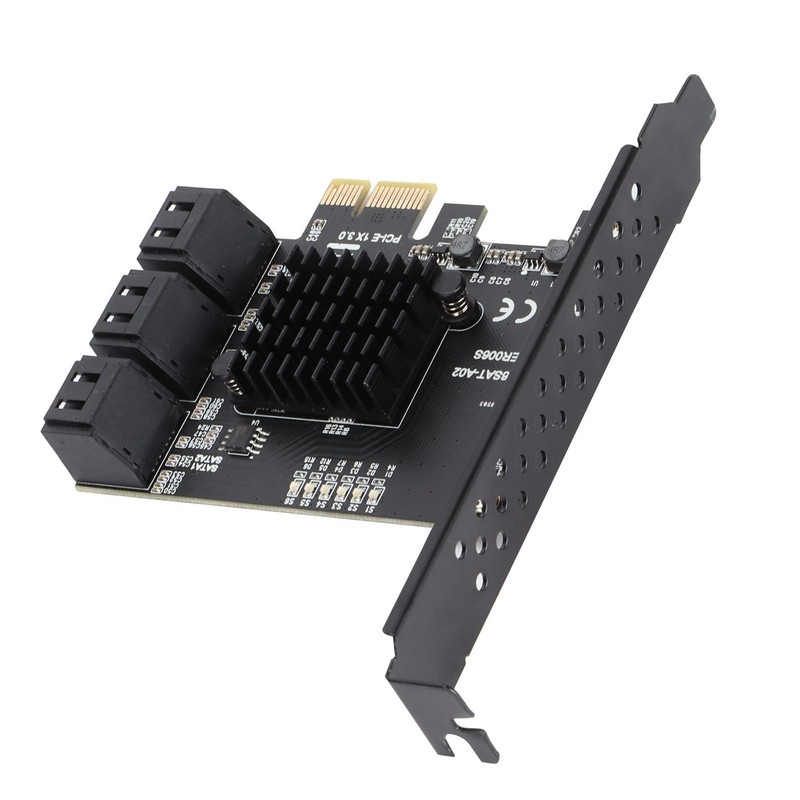 Hard Disk Expansion Card 6.0 Gbps PCIE to SATA 6G