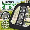 Foldable Golf Chipping Net - 3 Target Openings, Portable Pop-Up