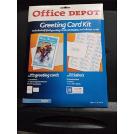 Office Depot Greeting Card Kit