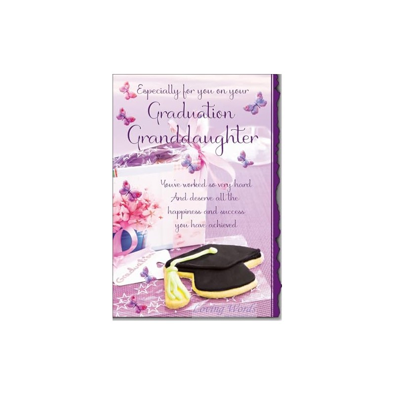 Granddaughter on your Graduation ~ Congratulations graduation card