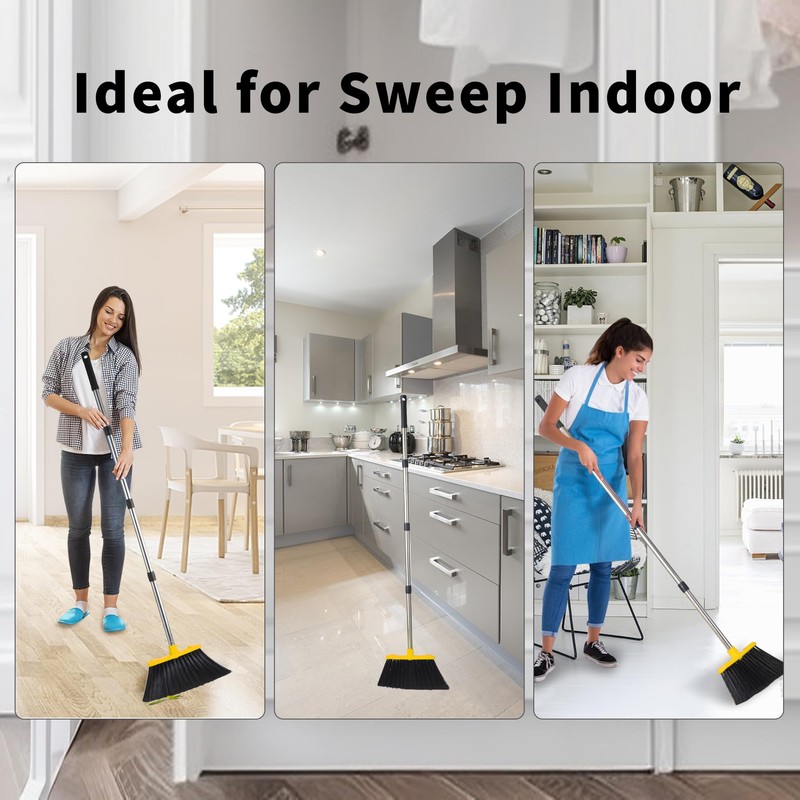 Tiumso Broom with Dustpan Combo Set, Brooms and Dustpans Sets