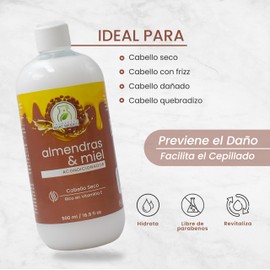 Acondicionador Almendras & Miel Orgánica Productos Mart Mexico 500 Ml