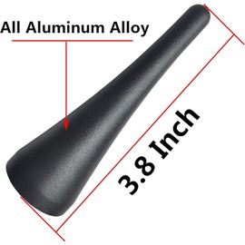 3.8 Inch Aluminum Antenna Mast for Ford Mustang 2010-2014, for Ford Transit 2013-2022, for Lincoln MKZ 2013-2019, Car Wash Proof Antenna Mast