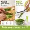 5-Blade Stainless Steel Herb Scissors for Kitchen Food Prep –