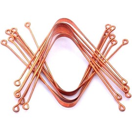Copper Tongue Cleaners-Pack of 12, qSwipe Lite, Flexible with Curved Ends for Good Grip. Prevents Bad Breath, Improves Taste. Ideal for Oral Care at Travel, Office, Home - Size: Set of 12