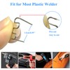 1000pcs Plastic Welder Staples,0.6mm Plastic Welding Staples,Wave Hot Staple Welding