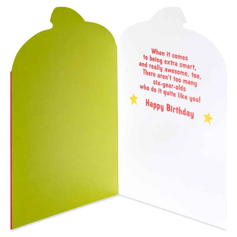 American Greetings 6th Birthday Card (Really Awesome)