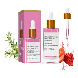 Aceite Para Después Del Afeitado Con Vainilla Y Fresa Para M Rosa