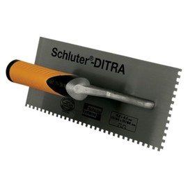 Schluter Ditra Square-Notch Trowel - Ideal for Installing Ditra, Kerdi, and Ditra-Heat - 11/64" X 11/64", 1-Pack - TRL-DIT