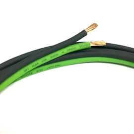 10' feet True 10 Gauge AWG CCA Speaker Wire Green/Black Car Home Audio