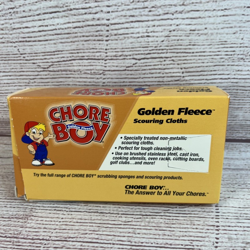 Chore Boy Vintage New Chore Boy 2 Pack Golden Fleece