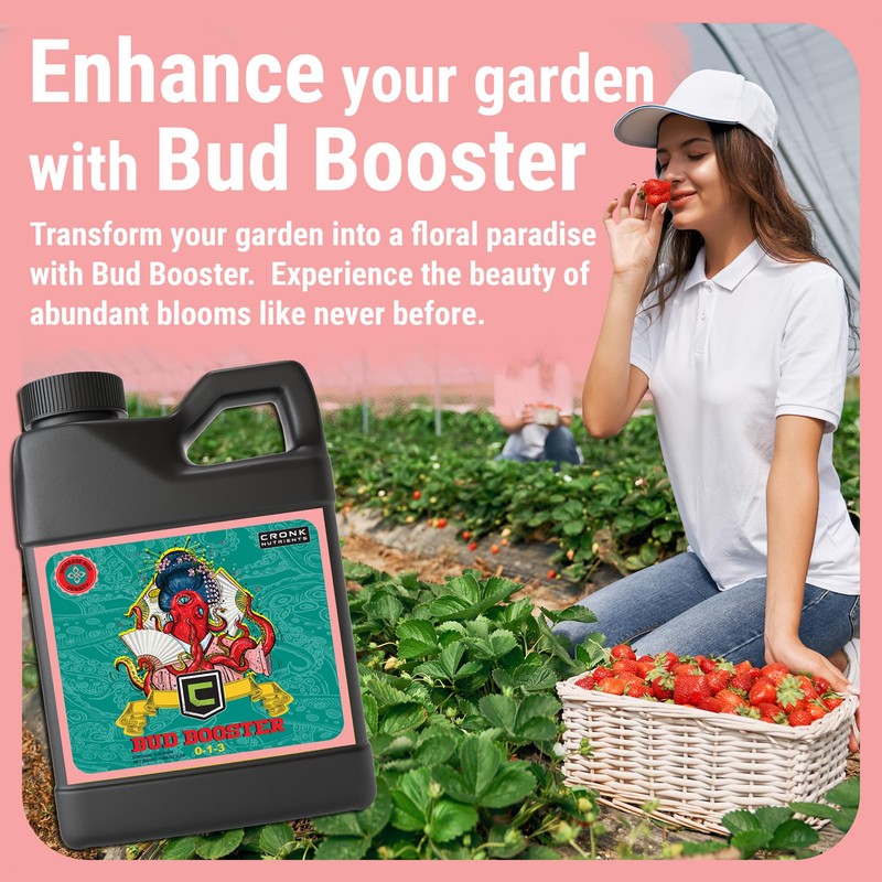 Cronk Nutrients Bud Booster - Best Budding Fertilizer for Maximum
