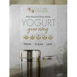 Culture Cupboard Plant Based and Dairy Maker Yogurt Your Way NEW