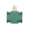 OSKOS 3 Outlet Adapter, 3 Prong Plug Extender, Heavy-Duty Grounded