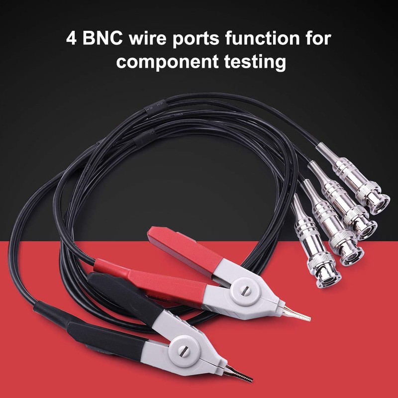 ATOPLEE - 2 cables de prueba LCR para medidor LCR,