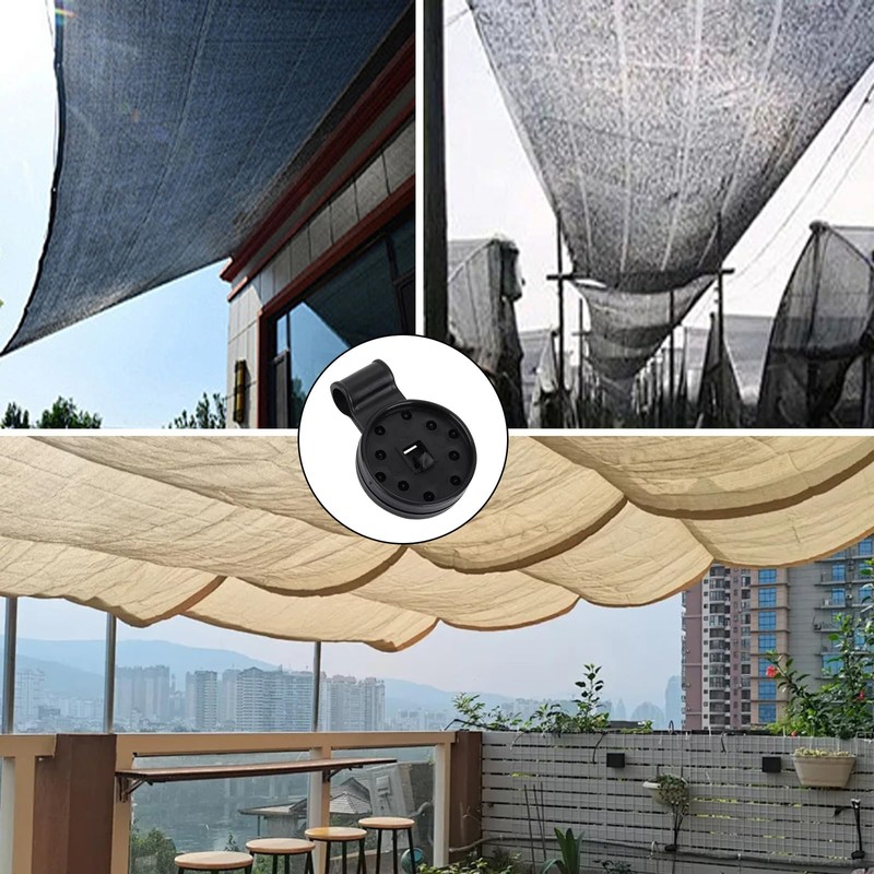 Pack of 60 Plastic Clips for Protective Cloth, Tarpaulin Clips,