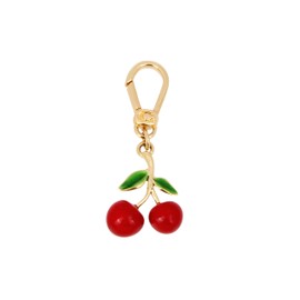 Coach Women's Collectible Cherry Cluster Charm - (Jewelry Charm for Necklace & Bracelet) (Size 1.1"L), Charm Only