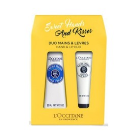 L'Occitane Shea Butter Hand & Lip Duo 2-Piece Set High Moisturizing Hand Cream Lip Balm Gift / 록시땅 시어버터 핸드&립 듀오 2종세트 고보습 핸드크림 립밤 선물