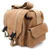 DURAGADGET Tan Brown Large Canvas Bag With Adjustable Storage Compartments