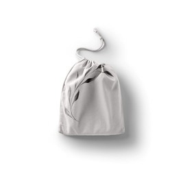 Le Jardin du Lin Printed Cotton Drawstring Bags, Shopping Bag, Fabric Bag, Fabric Bag, Vegetable Bag, Reusable, Eco-Friendly, Multipurpose, Foldable, Size: 12 x 15 cm
