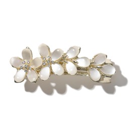 TIGLOSS Barrette, Hair Accessory, For Weddings, Invitations, Large, Pearl, Hair Closure, Kimono, Hairpin, Hair Clip, Bulk Hair Stylish, Adult (Type A)