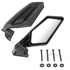 Auto Dynasty UTV Side Mirrors Convex Rear View Anti-Glare 360 Degrees Rotated Roll Cage Bar Mount Adjustment Handlebar Mount Universal for UTVs (For Maverick X3 715002898)